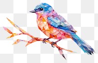PNG Bird animal art white background. AI generated Image by rawpixel.
