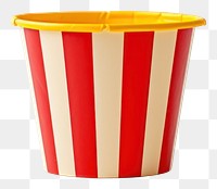 PNG Bucket disposable flowerpot striped. AI generated Image by rawpixel.