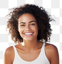 PNG Brazilian Women smile laughing portrait. AI generated Image by rawpixel.