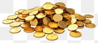 PNG  Coins money gold backgrounds. AI generated Image by rawpixel.