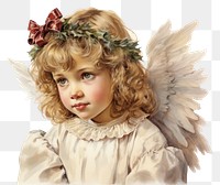 PNG Christmas angle portrait angel representation. AI generated Image by rawpixel.