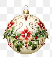 PNG Christmas ornament art white background celebration. AI generated Image by rawpixel.