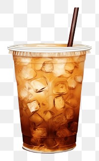 PNG Coffee drink white background refreshment