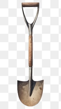PNG  Single garden trowel tool handle device. AI generated Image by rawpixel.