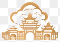 PNG China cloud icon spirituality architecture calligraphy. AI generated Image by rawpixel.