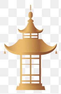 PNG Chinese lamp icon architecture decoration building. AI generated Image by rawpixel.