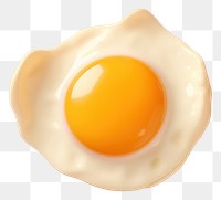 PNG Fried egg food breakfast freshness. AI generated Image by rawpixel.