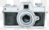 PNG Twin-lens reflex camera green photographing electronics. AI generated Image by rawpixel.