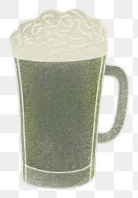 PNG Beer blackboard drawing glass. AI generated Image by rawpixel.