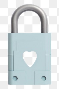 PNG Grey lock protection security padlock. AI generated Image by rawpixel.