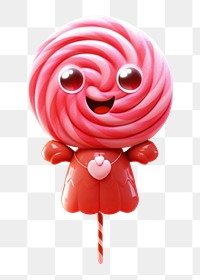 PNG Candy character lollipop cartoon food. AI generated Image by rawpixel.
