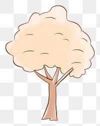 PNG Tree outdoors cartoon drawing. AI generated Image by rawpixel.