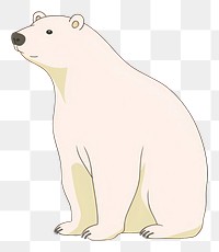 PNG Bear cartoon animal mammal. AI generated Image by rawpixel.