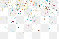 PNG  Confetti backgrounds white background celebration