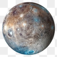 PNG Mercury astronomy sphere planet. AI generated Image by rawpixel.
