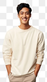 PNG Laos man portrait sweater sleeve. AI generated Image by rawpixel.