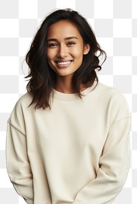PNG Laos woman sweater smile adult. AI generated Image by rawpixel.