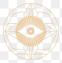 PNG Eye symbol circle line logo. AI generated Image by rawpixel.