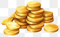 PNG Pile of coins backgrounds money gold. 