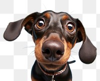 PNG  Dachshund dog animal mammal. AI generated Image by rawpixel.