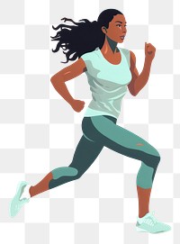 PNG Running jogging determination athleticism. AI generated Image by rawpixel.