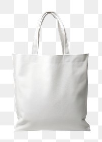PNG White organic linen cotton bag handbag white background accessories. AI generated Image by rawpixel.