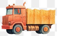PNG Truck vehicle white background transportation. AI generated Image by rawpixel.