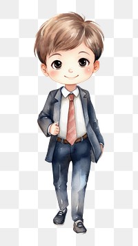PNG  Children Lawyer cartoon cute white background. AI generated Image by rawpixel.