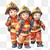 PNG Firefighter cartoon helmet child. 