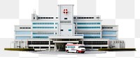 PNG Hospital architecture ambulance building. AI generated Image by rawpixel.