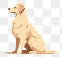 PNG Dog sitting animal mammal. AI generated Image by rawpixel.