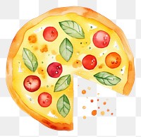 PNG Minimal cute pizza food vegetable freshness. AI generated Image by rawpixel.