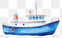 PNG Fishing boat watercraft vehicle transportation. AI generated Image by rawpixel.