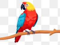 PNG Parrot parrot animal bird. AI generated Image by rawpixel.