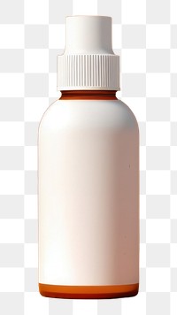 PNG  Vitamin Bottle Mockup bottle container medicine. AI generated Image by rawpixel.