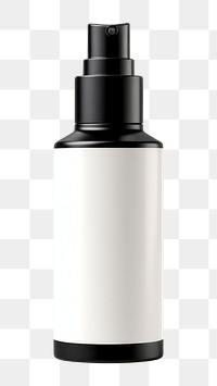 PNG  Cosmetic bottle mockup cosmetics white background seasoning. AI generated Image by rawpixel.