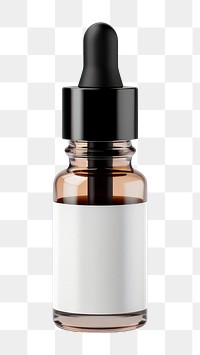 PNG  Cosmetic Dropper Mockup cosmetics perfume bottle. AI generated Image by rawpixel.