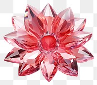 PNG Gerbera shape gemstone jewelry crystal plant. AI generated Image by rawpixel.
