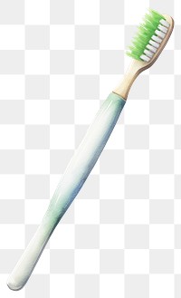 PNG  A toothbrush tool white background hygiene. AI generated Image by rawpixel.