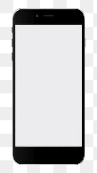 PNG  A Mobile phone with blank screen for mockup white background mobile phone portability. AI generated Image by rawpixel.