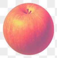 PNG Apple shadow fruit plant food. AI generated Image by rawpixel.