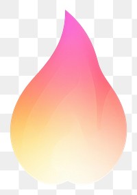 PNG Fire icon lighting petal white background. AI generated Image by rawpixel.