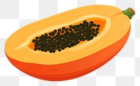 PNG  A papaya plant food vegetable. AI generated Image by rawpixel.