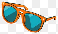 PNG A sunglasses white background accessories turquoise. AI generated Image by rawpixel.