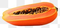 PNG  A papaya fruit plant food. AI generated Image by rawpixel.