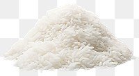 PNG  A Pile of White Rice rice white white background. AI generated Image by rawpixel.