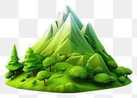 PNG Greenery mountain plant art tranquility. AI generated Image by rawpixel.