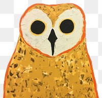 PNG Owl painting animal bird. AI generated Image by rawpixel.