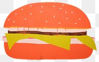 PNG Burger food hamburger sandwich. AI generated Image by rawpixel.
