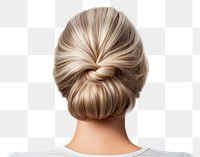 PNG Woman hair style adult back white background. AI generated Image by rawpixel.